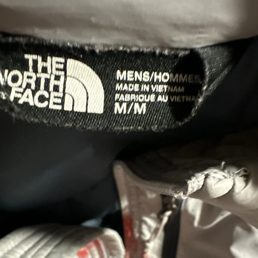 North Face Puffer Jacket Special Unique Painted Splatter Design Size Medium NF